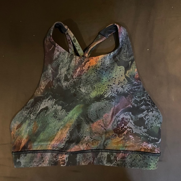 EUC lululemon cosmic shift multi high neck bra - Picture 2 of 5